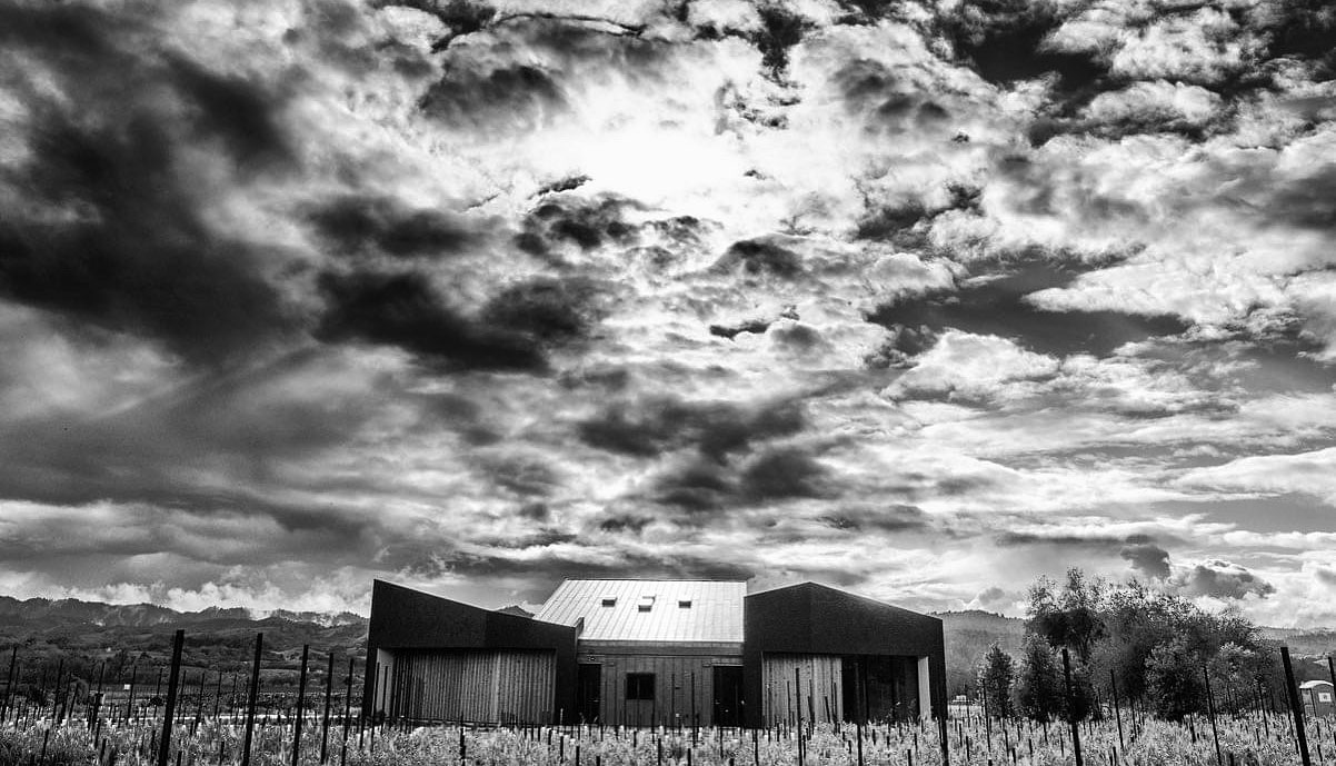 Aperture-BW Aperture Cellars Hospitality Building Black and White
