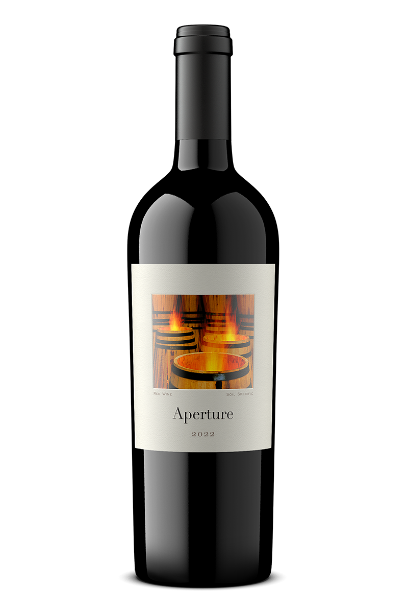 Bottle of Aperture Bordeaux Red Blend